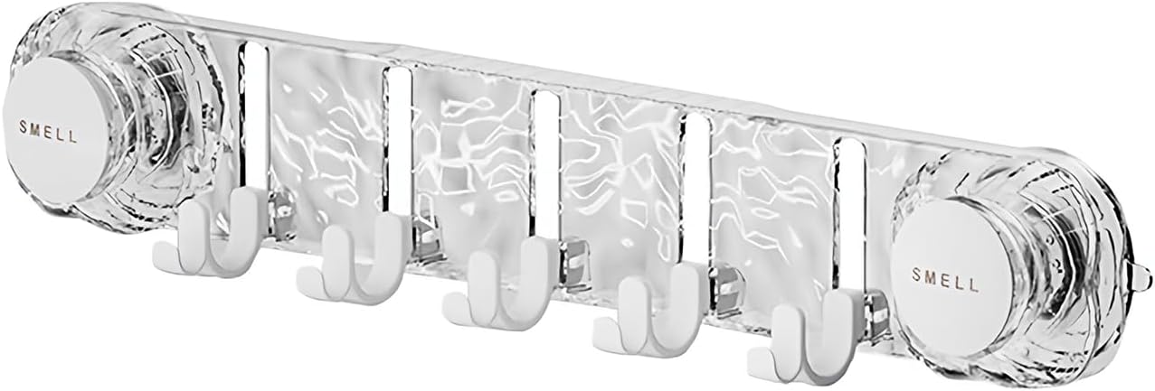 No Drill Heavy-Duty Wall-Mounted Suction  Rack / Kitchen & Bathroom Organizer